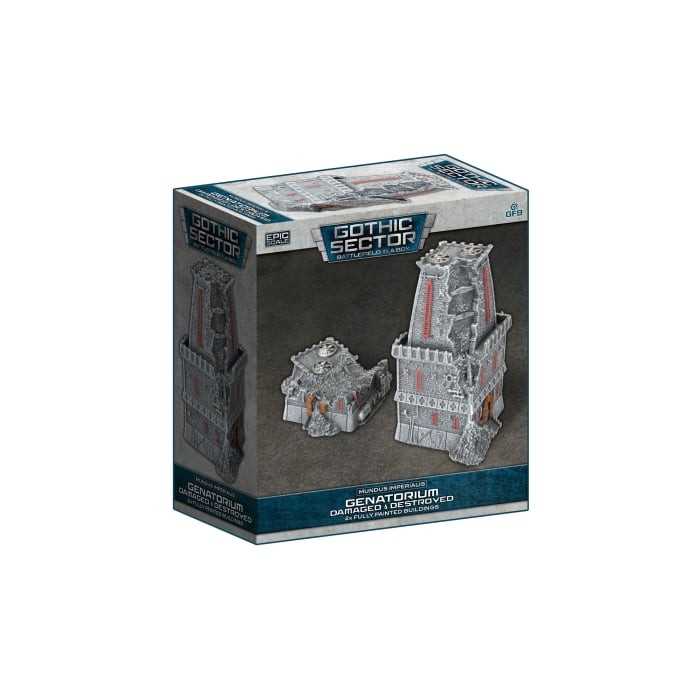 Gale Force Nine Mundus Imperialis Genatorium - Damaged & Destroyed Terrain Set