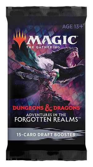 Magic: The Gathering Forgotten Realms Draft Booster Pack (Single Pack)