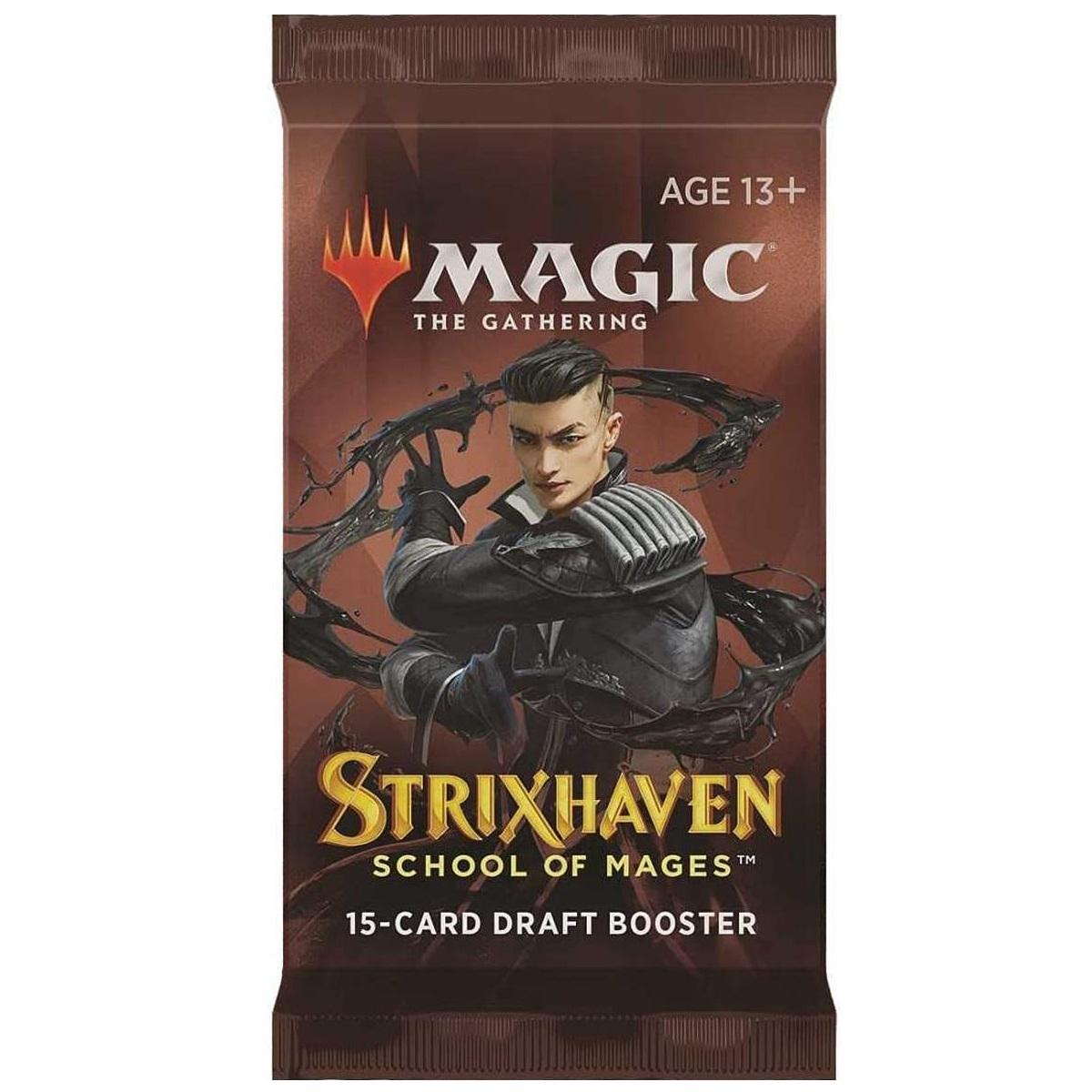 Magic: The Gathering Strixhaven School of Mages Draft Booster (Single Pack)